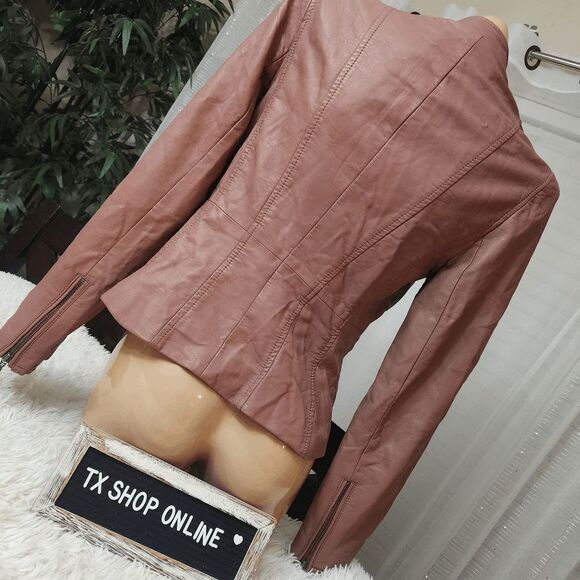 Small THE LIMITED Leather Jacket - Picture 2 of 6